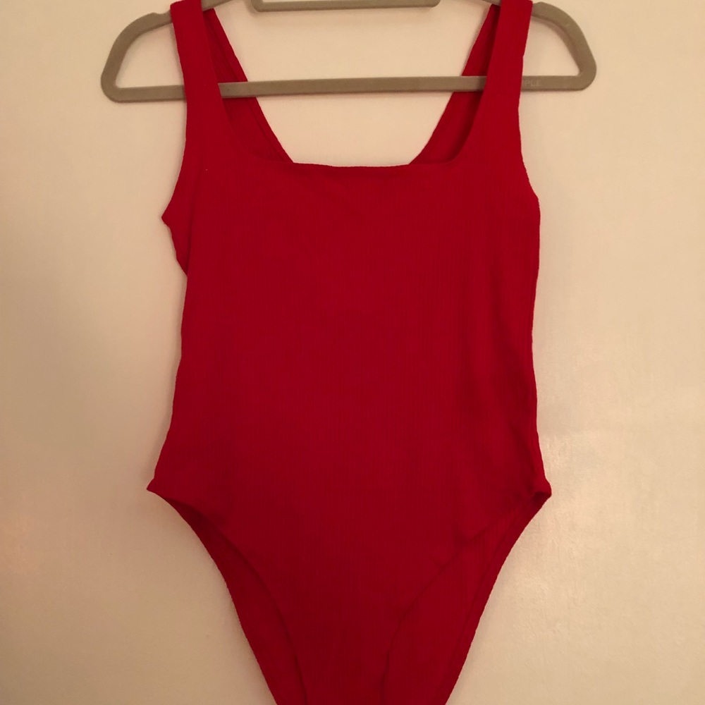 Red Forever 21 body suit